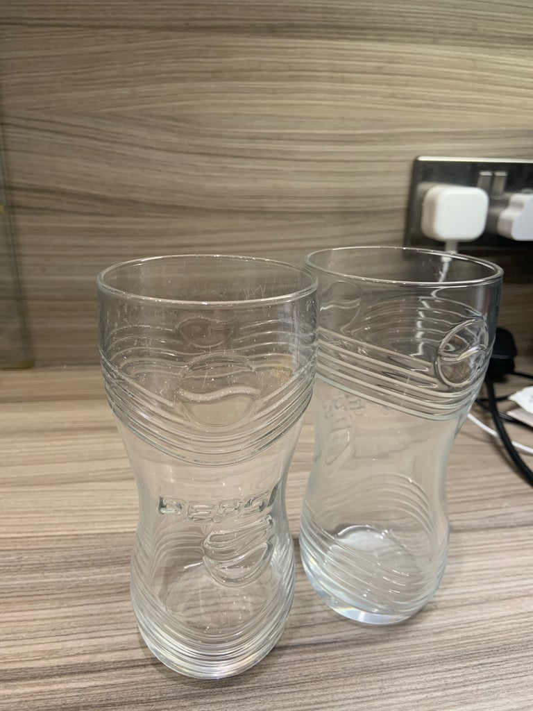 Dozen Pepsi 14oz Glasses 