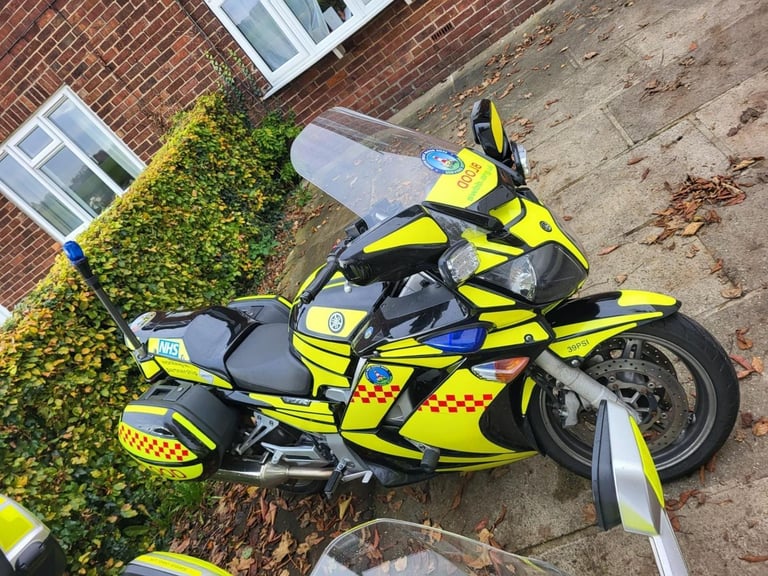 2009 09 YAMAHA FJR1300A FJR 1300 BLOOD EMERGENCY RESPONSE LIVERY LIGHTS ESCORT