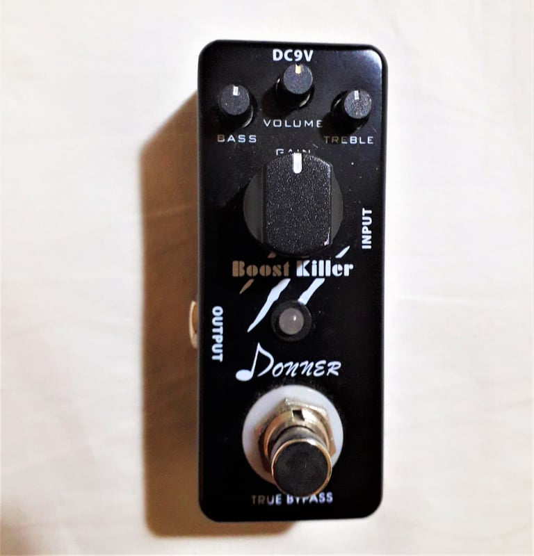 GUITAR FOOT PEDAL DONNER BOOST/ KILLER EFFECTS PEDAL | in