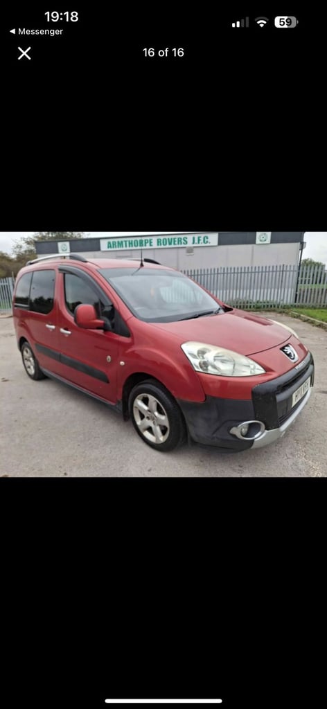 image for Peugeot, PARTNER TEPEE, MPV, 2011, Manual, 1560 (cc), 5 doors