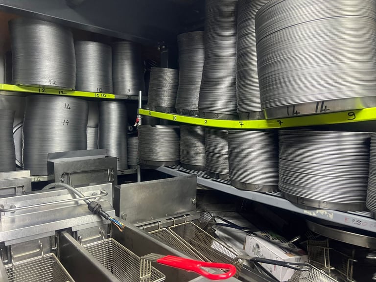 NEW COMMERCIAL CATERING 7'' BLACK IRON PIZZA PAN  TAKE AWAY FAST FOOD SHOP KITCHEN 