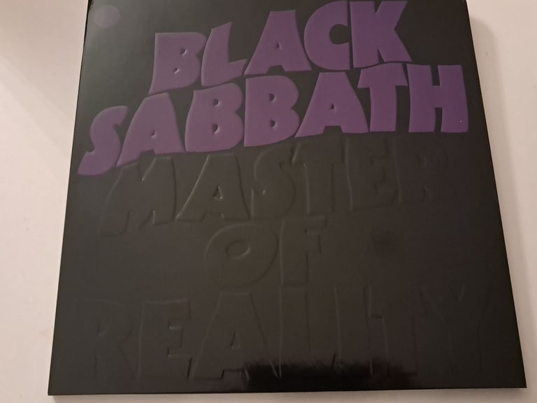 image for BLACK SABBATH MASTER OF REALITY RSD PURPLE VINYL NUMBERED LIMITED EDITION