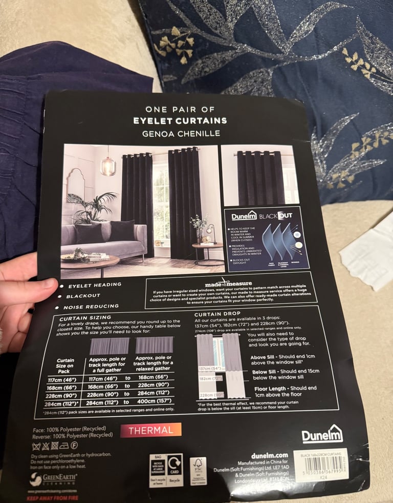 Genoa Chenille Blackout Curtains 