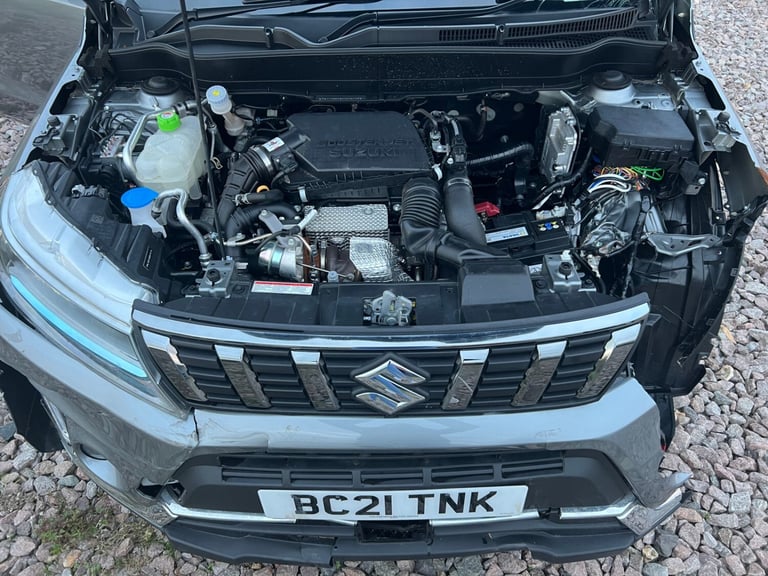 2021 SUZUKI VITARA SZ-T HYBRID MHEV  LOGBOOK V5 SUV CAT S SALVAGE DAMAGED REPAIR