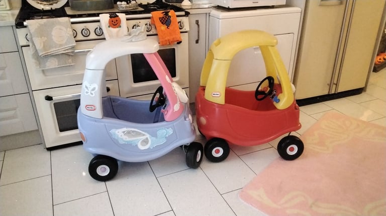 2 little tikes cozy coupa cars £30 each £30 each