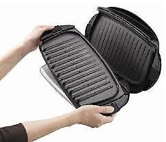 Used George Foreman  5-Burger Grill with Removable Plates
