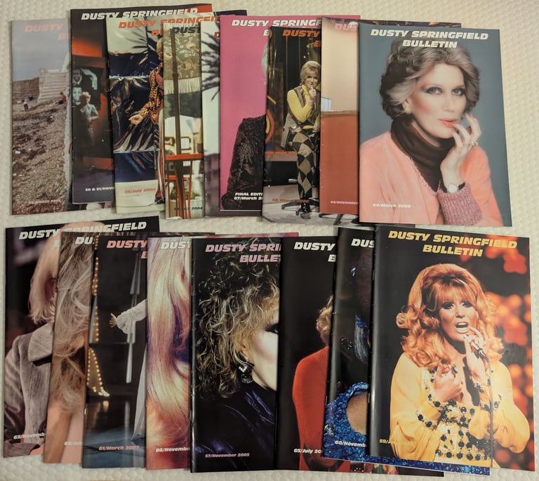 image for Dusty Springfield Bulletin fanzine 17 issues