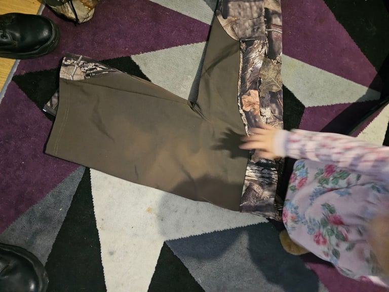 Camping clothing and scope 