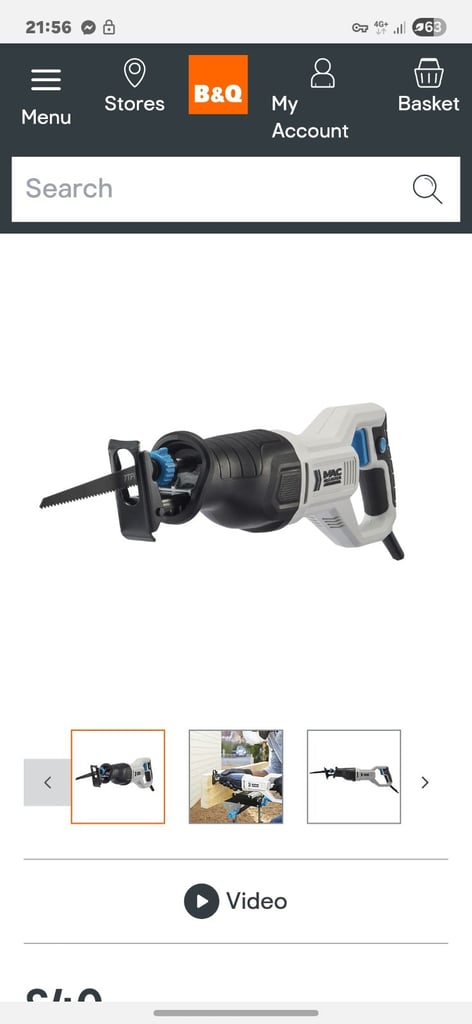 Mac Allister Corded saw