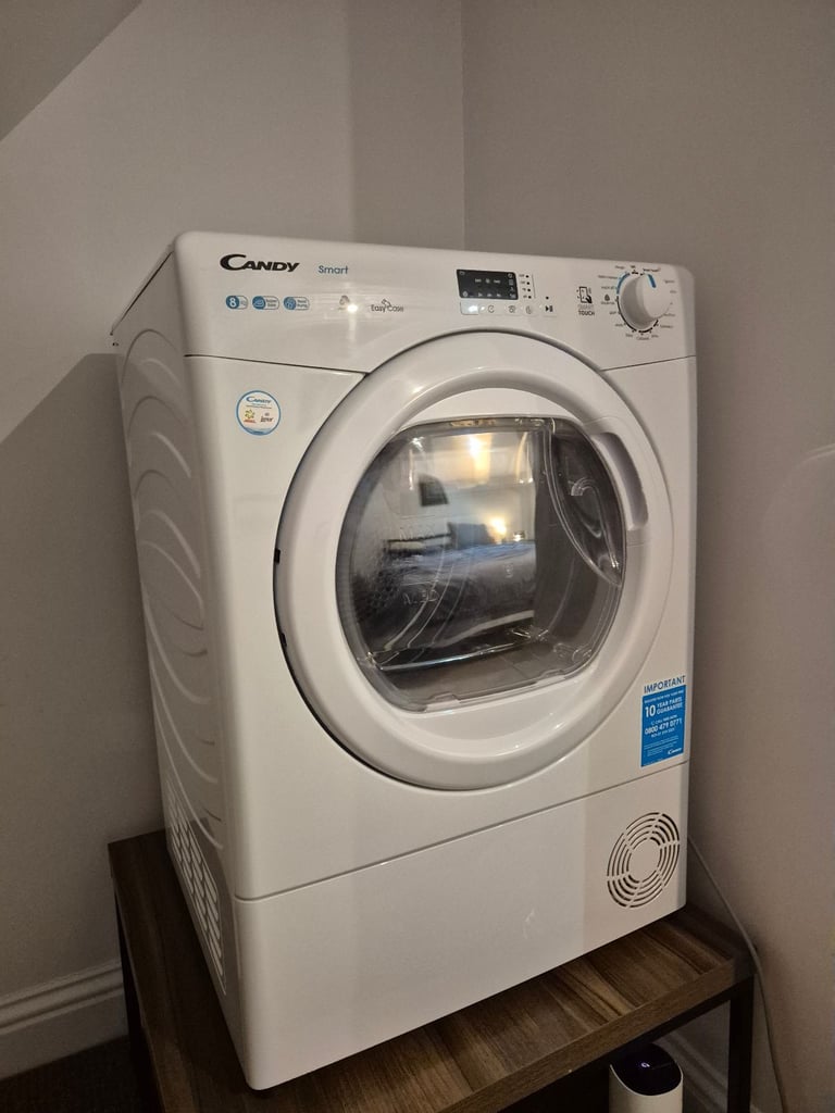 White candy tumble dryer