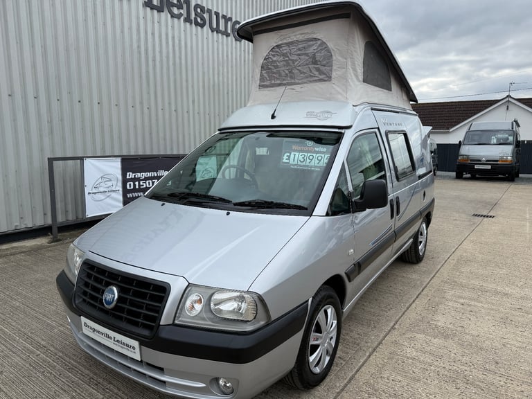 2006 Nu Venture Camper Van Fiat Scudo 2.0JTD - Silver - 64996 miles - 3 Owners