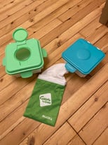 Cheeky wipes boxes and bag