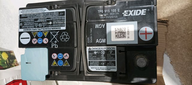 7P0 915 105 E Exide Stop/Start Battery, in Wisbech, Cambridgeshire