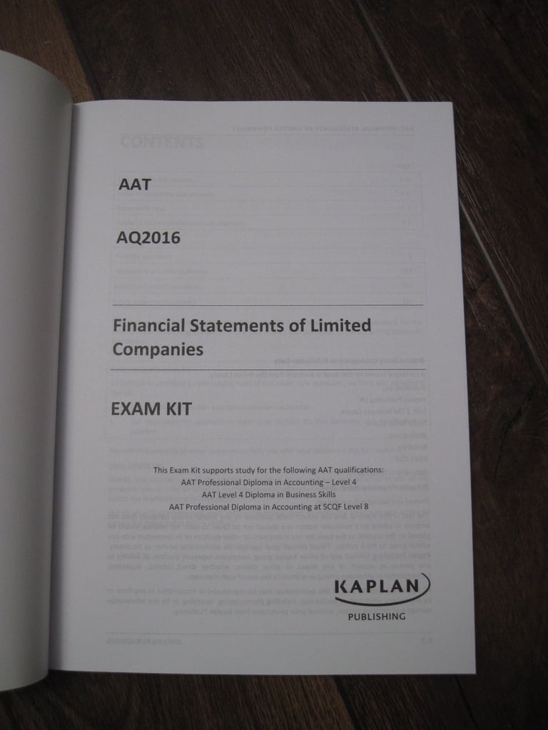 AAT Level 4 Exam Kit 2018/2019 - Kaplan Publishing (5 books)