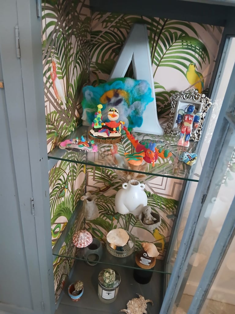 Vintage display cabinet