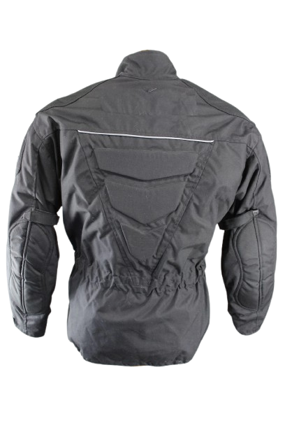 B-Square Men's Black Textile Motorcycle Jacket Size XL 54/56 Armoured
