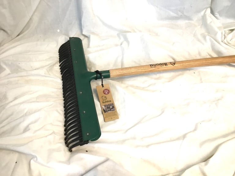 image for NEW Bulldog Garden Rake Rubber Tines 510mm  20in Wide