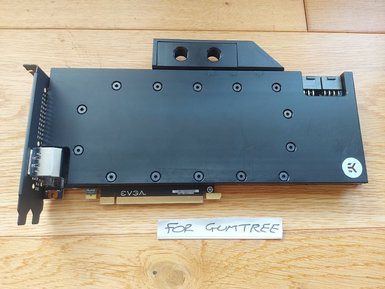 EVGA (nVidia) RTX 2080 Super, watercooled, 8GB GDDR6 graphics card for sale 