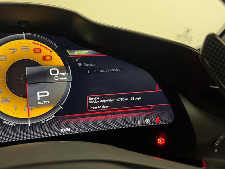  Ferrari 296 GTB 3.0T V6 7.45kWh Coupe 2dr Petrol Plug-in Hybrid F1 DCT Euro 6 (s/s) (830 ps Petr...