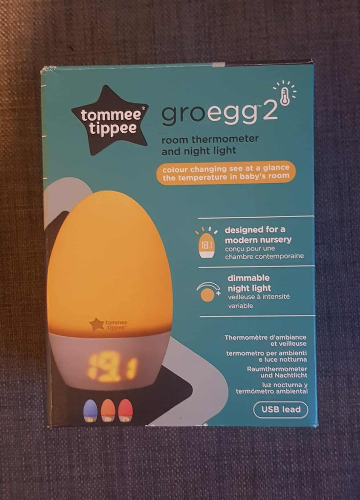 Tommee Tippee Groegg 2 Nursery Thermometer/Night Light