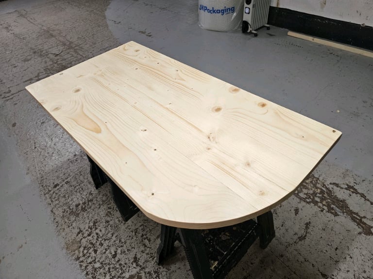 Curved Corner Desktop/ Tabletop (Made to Order)