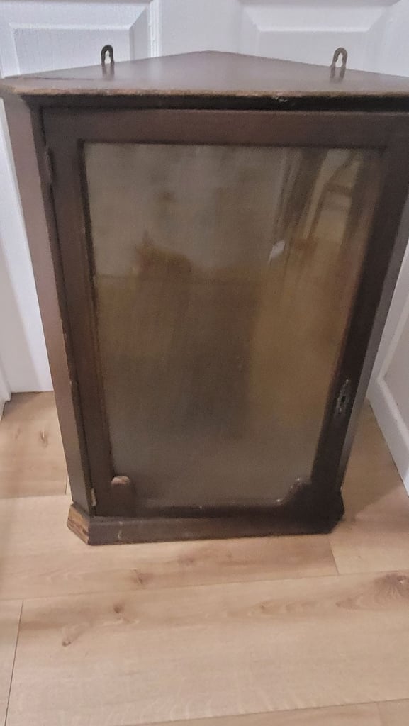 image for Free Furniture, storage, small table, corner cabinet, mirror, perfect for renovation project