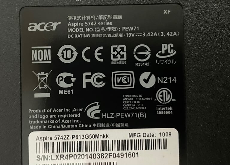 Laptop Acer super condition 