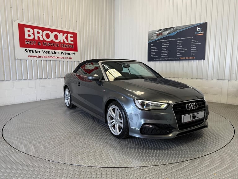 image for 2015 Audi A3 Cabriolet 2.0 TDI S line quattro Euro 6 (s/s) 2dr CONVERTIBLE Diesel Manual