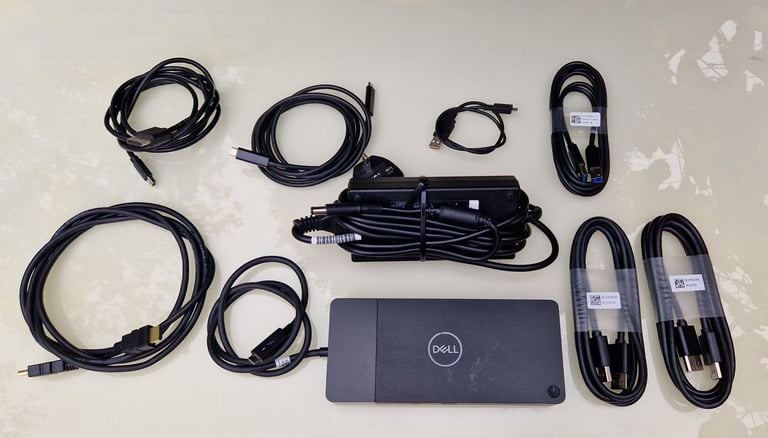 Dell WD19TBS (K20A001) Thunderbolt Docking Station + 180W Power + extra cables