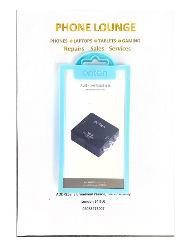 image for ONTEN AV to HDMI 1080DP Adaptor