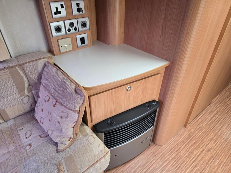 NOW SOLD 2009 Adria Adora 612DP 4 Berth Fixed Island Bed Caravan, Awning