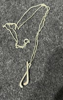 image for Hockey silver necklace