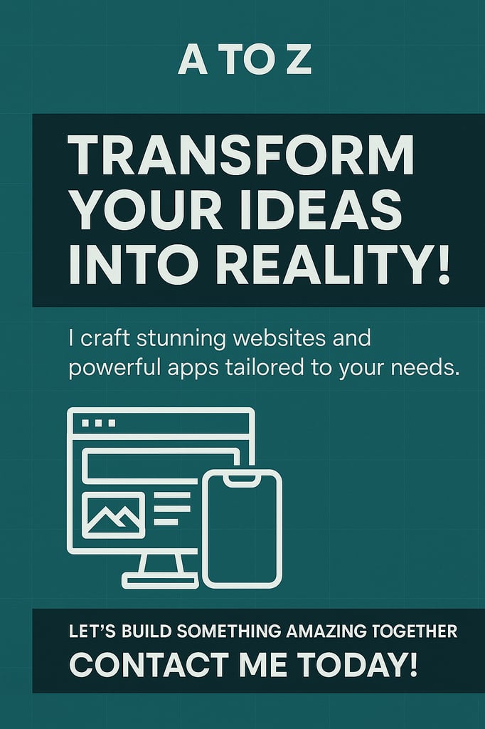 image for Your Vision, Our Code — From A to Z!