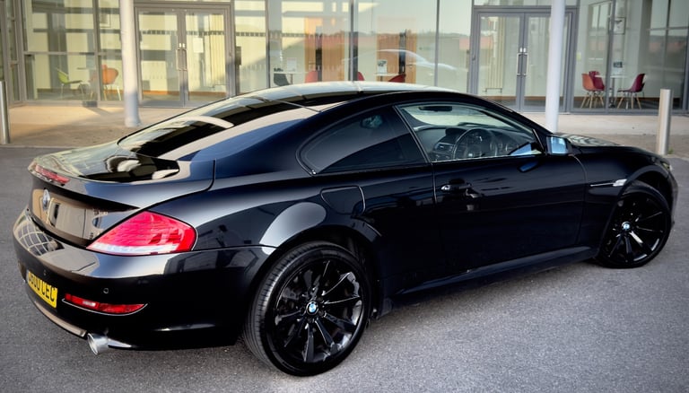 2008 BMW 6 SERIES COUPE 635 DIESEL TWIN-TURBO NEW MOT FULL SERVICE HISTORY SAPHIRE BLACK