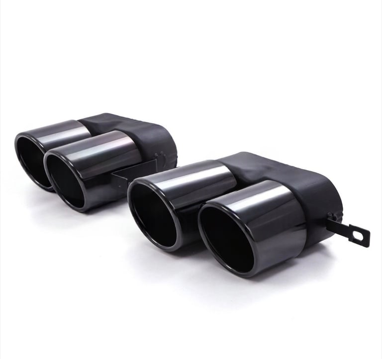 BMW 3 Series G20 Quad Exhaust Tips – Gloss Black Pair (Left & Right)