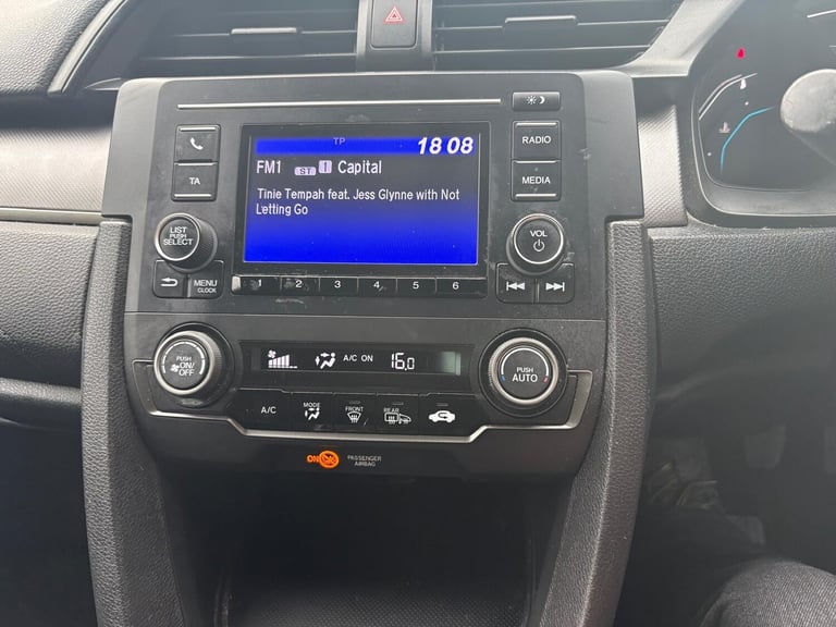 2017 Honda Civic 1.0 VTEC Turbo SE Hatchback 5dr Petrol Manual Euro 6 (s/s)