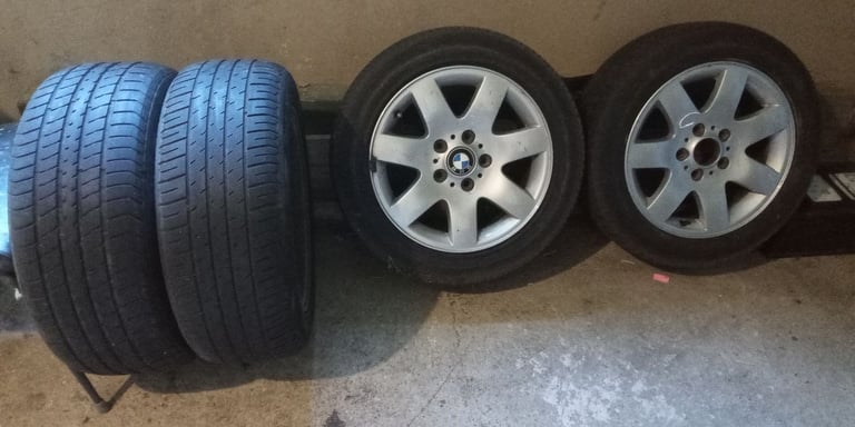 BMW 3 Series Wheels x Four, 205/55/R16 Very good, un-kerbed condition