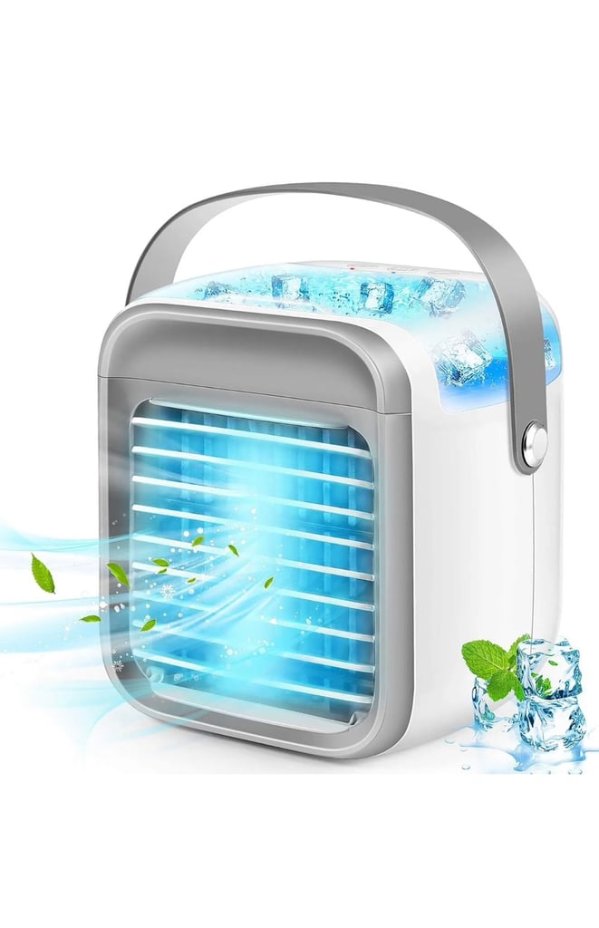 Portable Air Cooler, Rechargeable Evaporative Air Conditioner 3 Speed