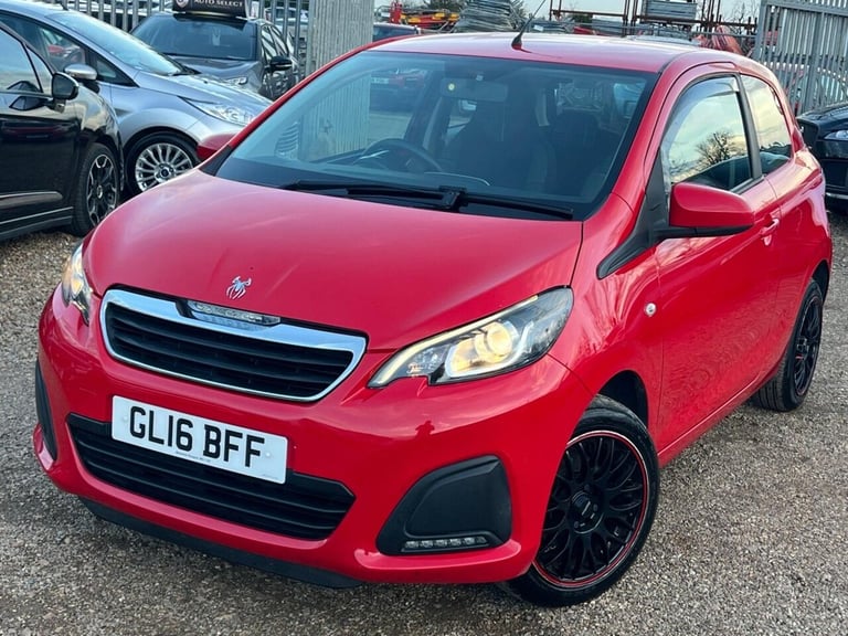 2016 Peugeot 108 1.0 Active Euro 6 3dr Hatchback Petrol Manual