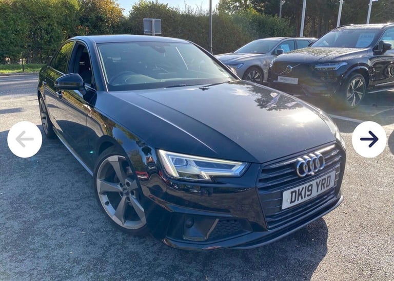 2019 Audi A4 2.0 TFSI 40 Black Edition S Tronic Euro 6 (s/s) 4dr SALOON Petrol Automatic