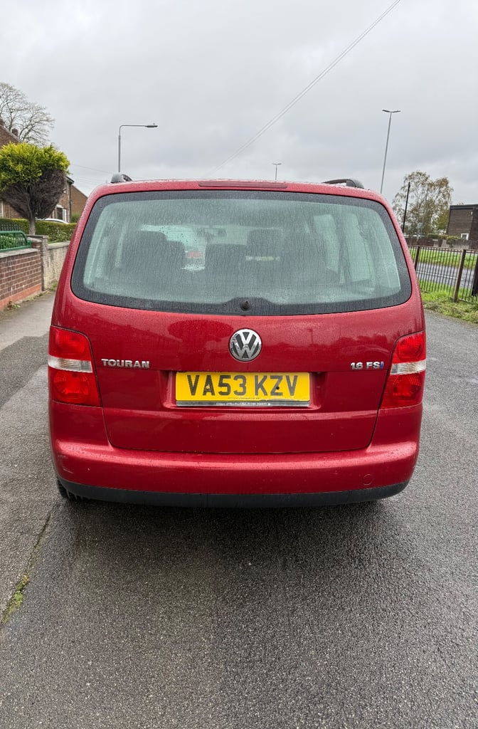 Volkswagen, TOURAN, MPV, 2003, Manual, 1598 (cc), 5 doors