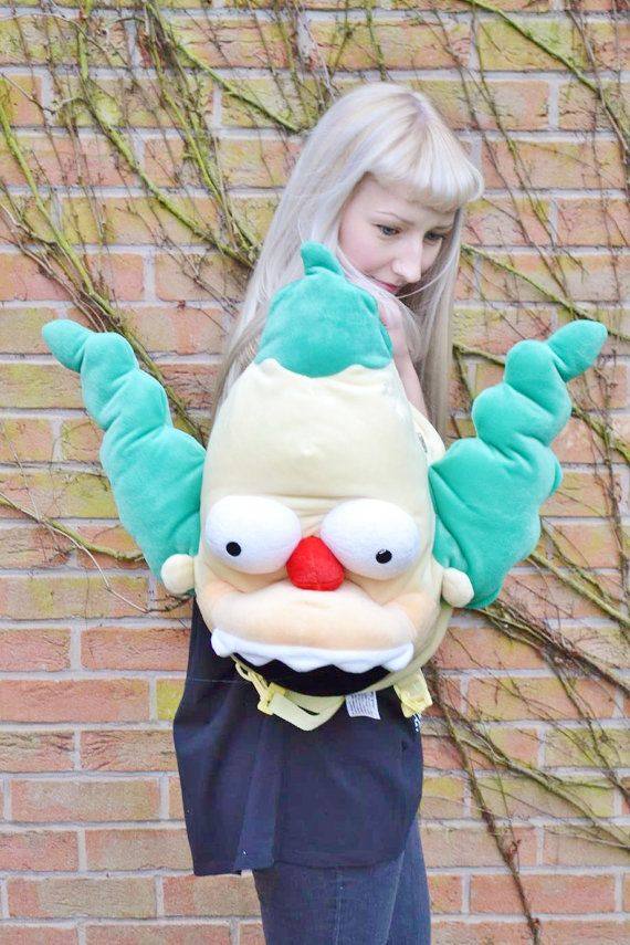 image for Krusty backpack the Simpsons vintage perfect condition 
