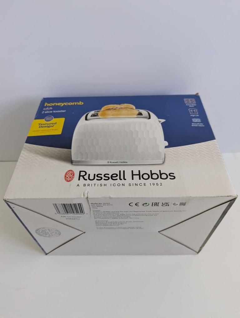 RUSSELL HOBBS 2 SLICE TOASTER Model No: 26060