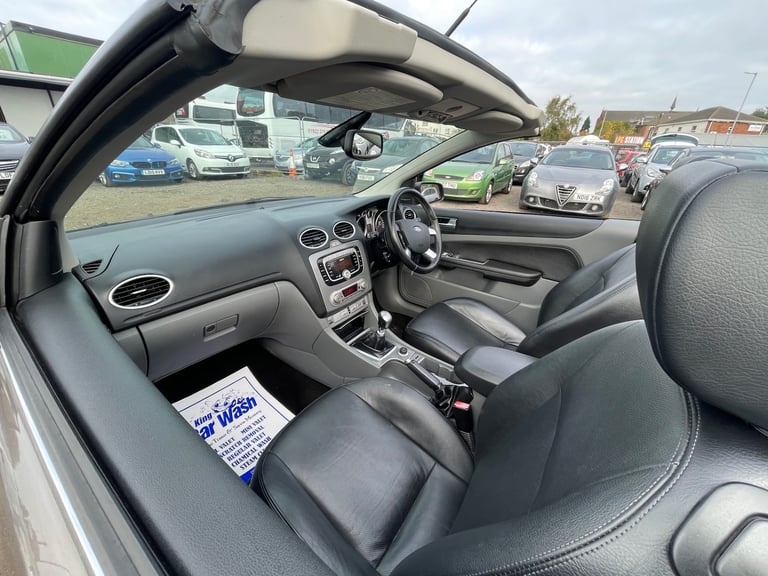 FORD FOCUS CONVERTIBLE CC CC3 + FULL LEATHERS + LONG MOT + LOW 54K MILES * 