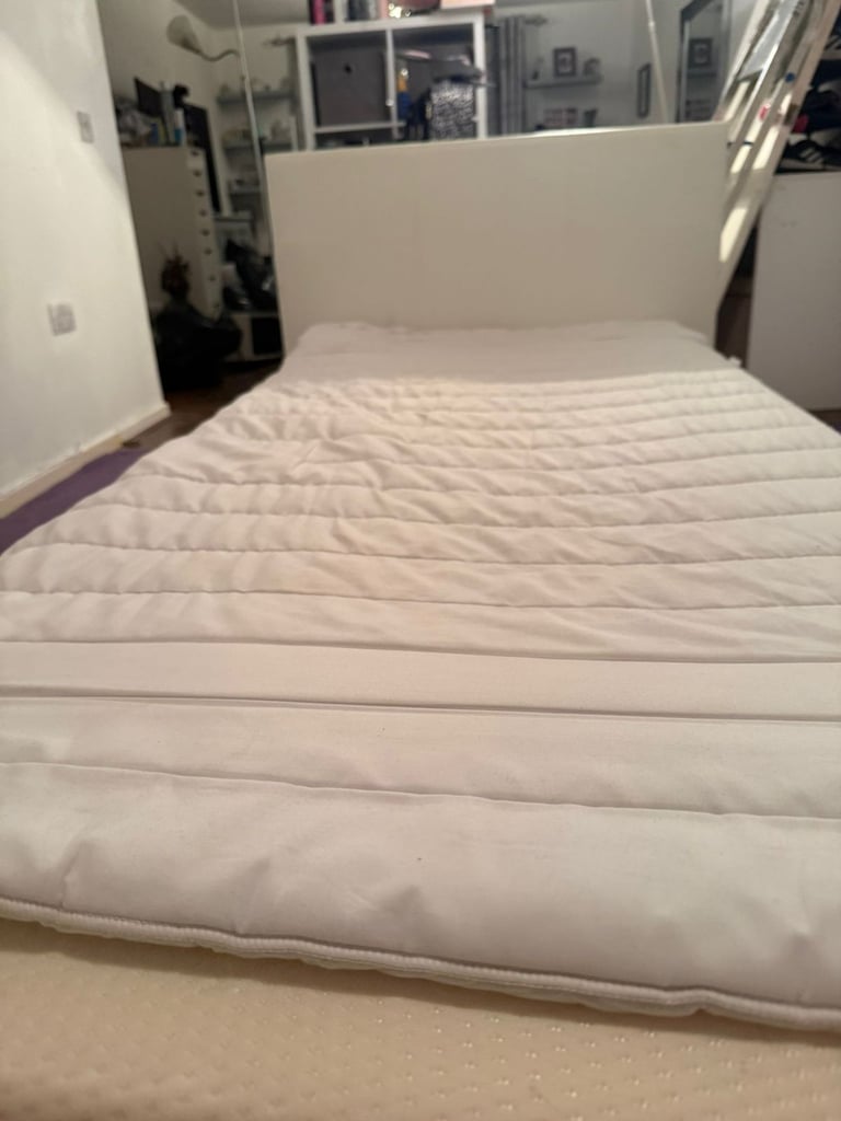 image for Side opening ottoman single bed & ikea chest of drawers 