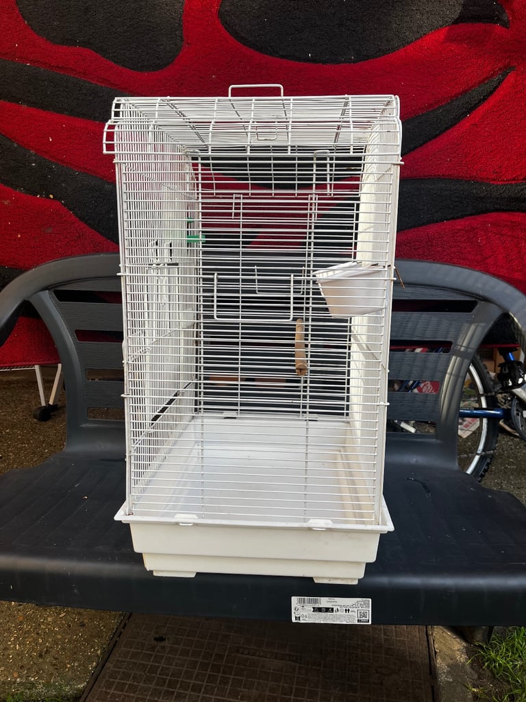 White Arch Roof Bird Cage