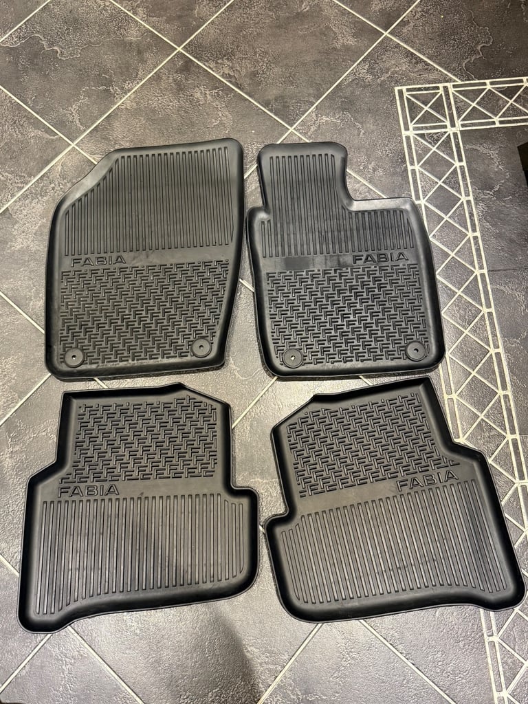 image for Genuine Skoda Fabia Rubber Car Mats