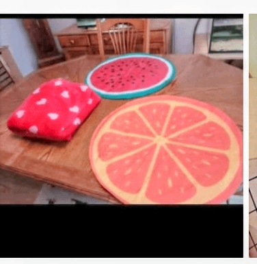 Brand new pair dog cool mats , brown collar and heart throw