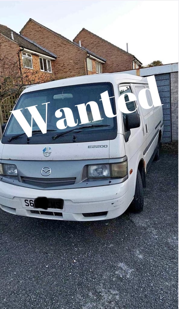 Wanted Mazda e2200 e2000 vans cash waiting