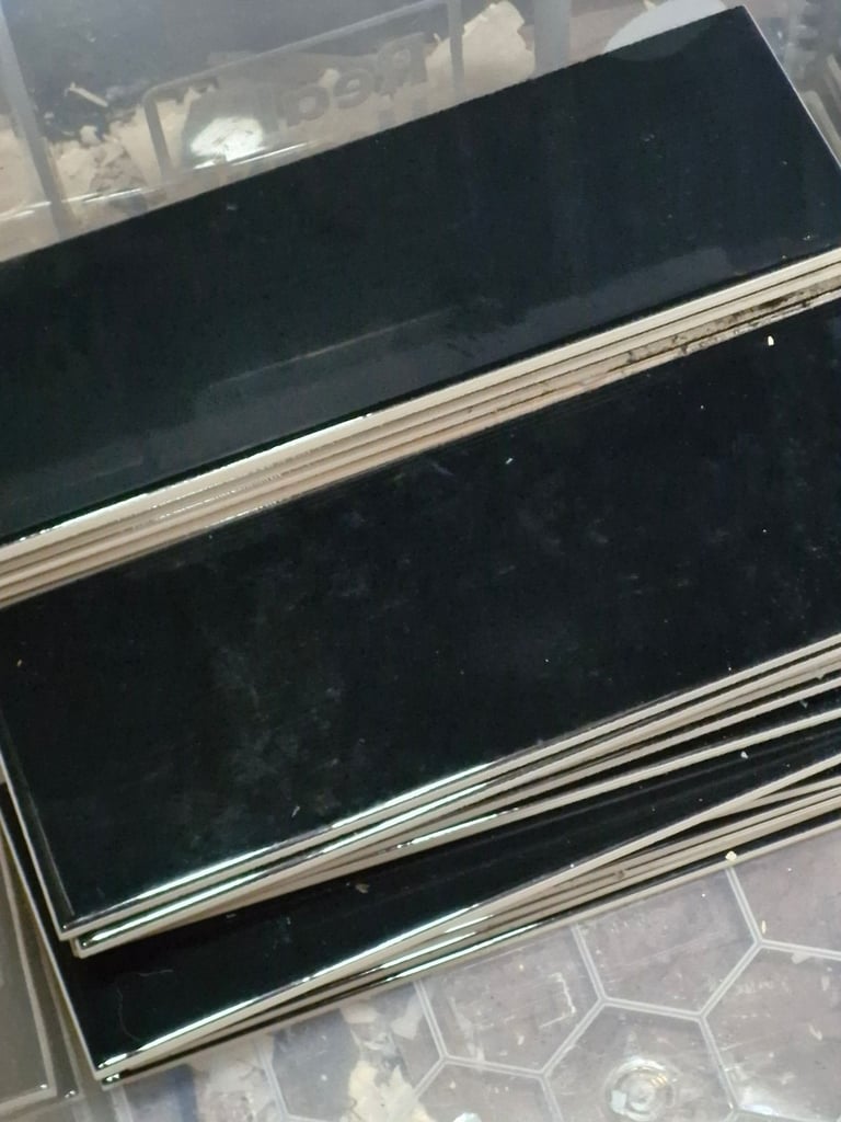 image for 5 boxes of unopened black wall tiles